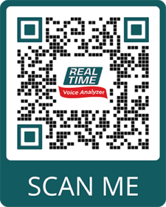 Real Time Voice Analyzer QR Code to Download App